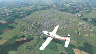 Flying over Bhubaneswar (VEBS), India